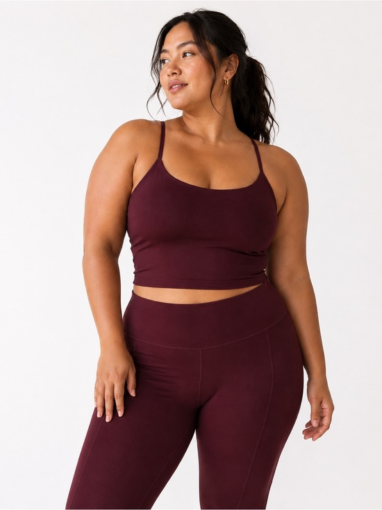 SKIMS Other - Nike SKIMS Matte Scoop Tank Top Women’s 4X Burgundy Dri-FIT